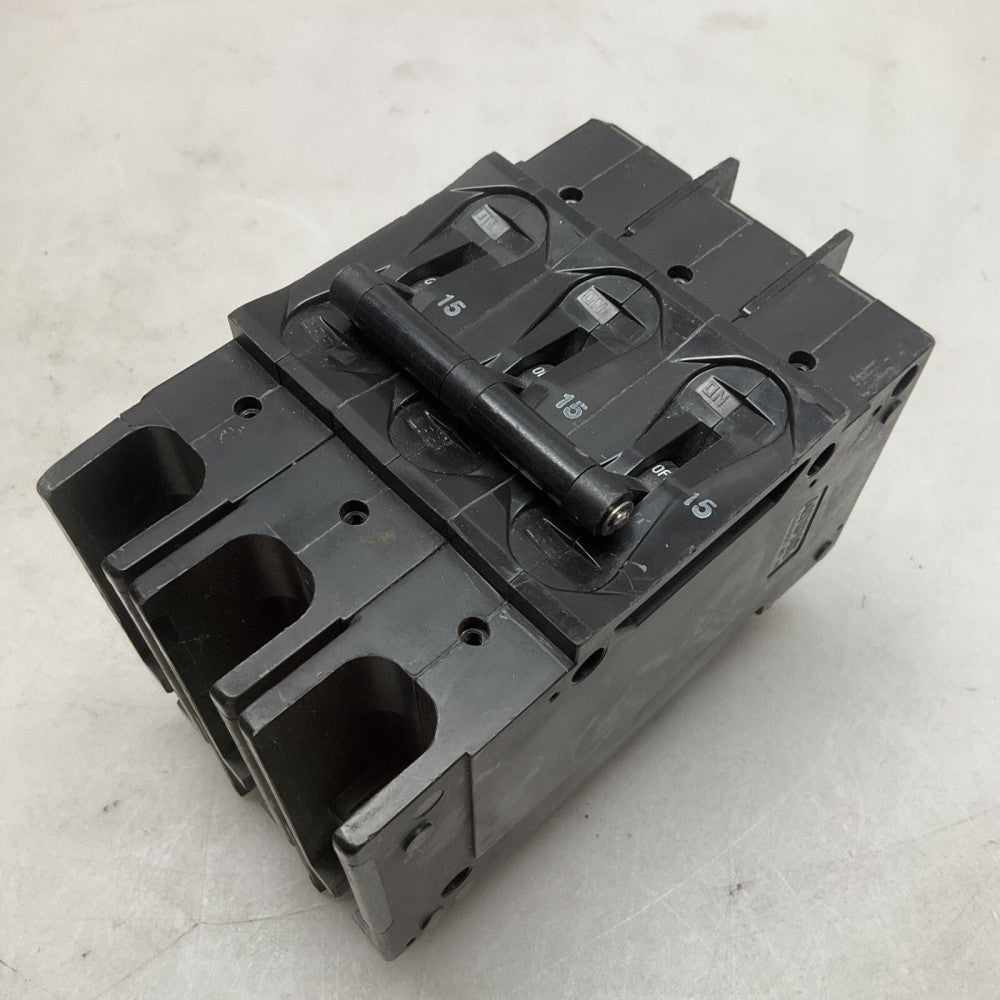 Airpax 219-3-1-66F-7-8-15 Breaker 3-Pole 15 Amp 600v AC 18.8 Trips Amps 50/60 HZ