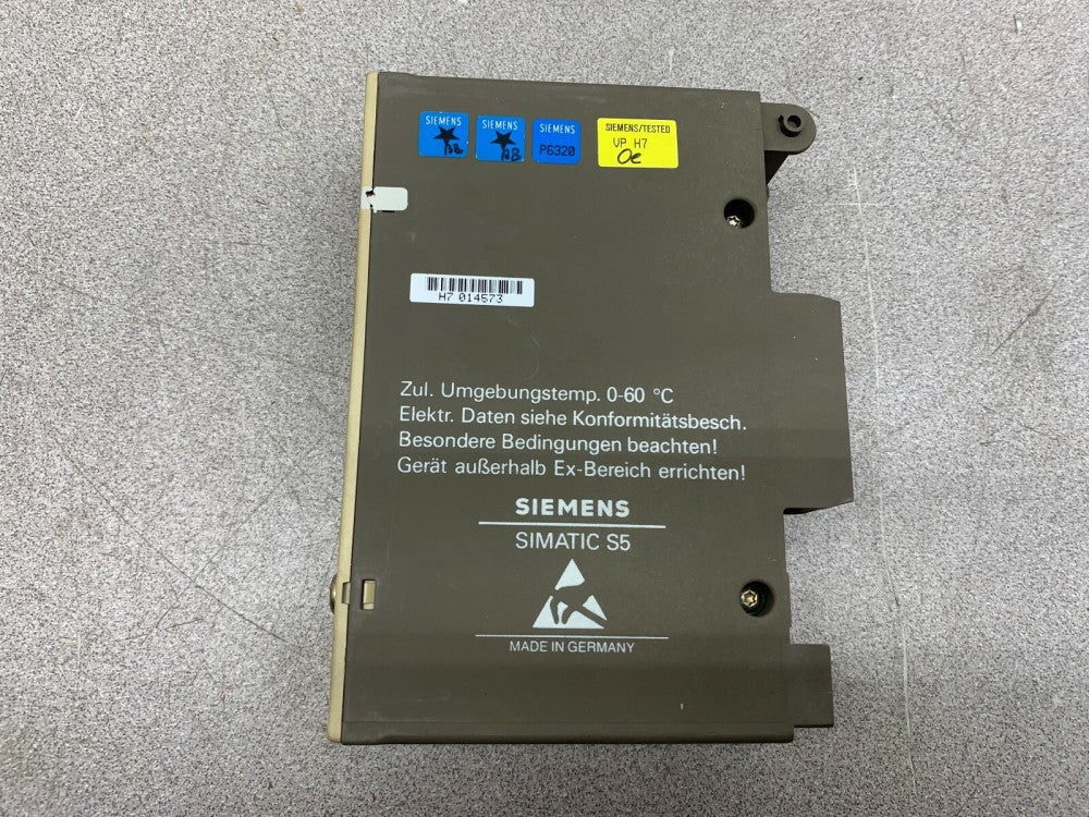 USED SIEMENS INPUT MODULE 6ES5 437-8EA12