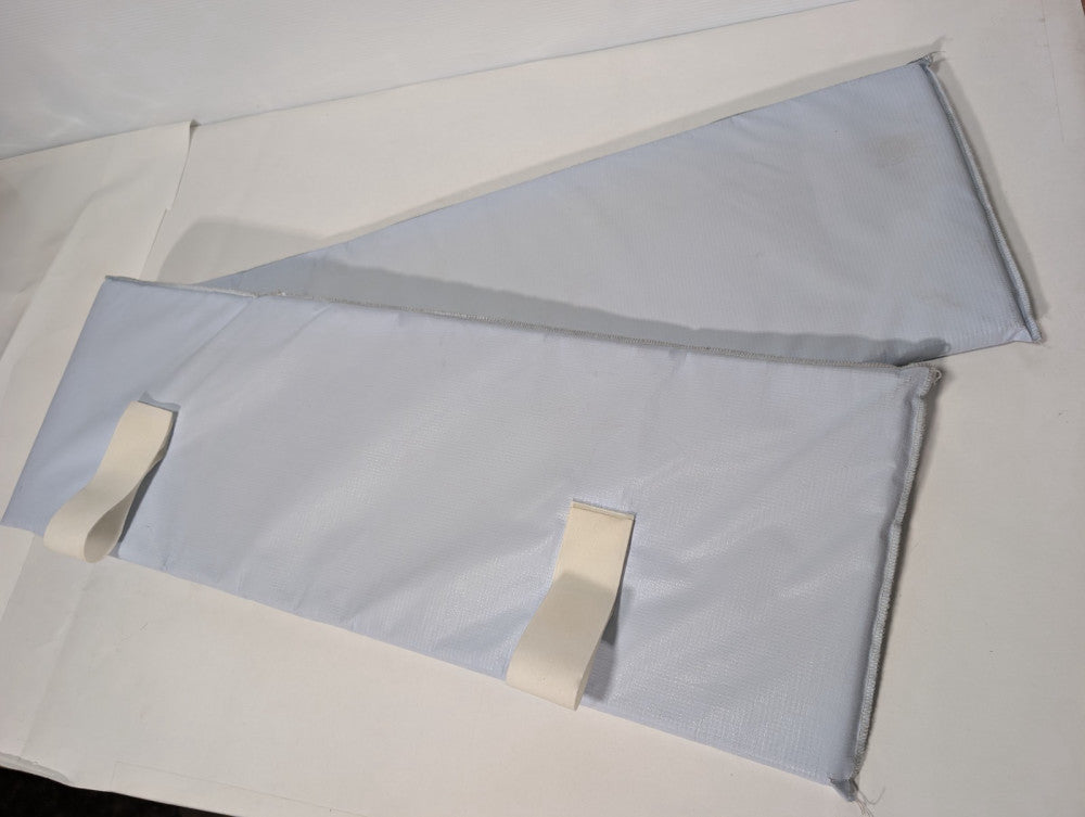 Medical Hospital Bed Rail Padding Set, Approximately 69" long x 11" tall, Straps