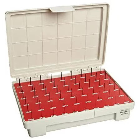 Vermont Gage 901400100 Pin Gauge Set,Tool Steel,55 Pcs.