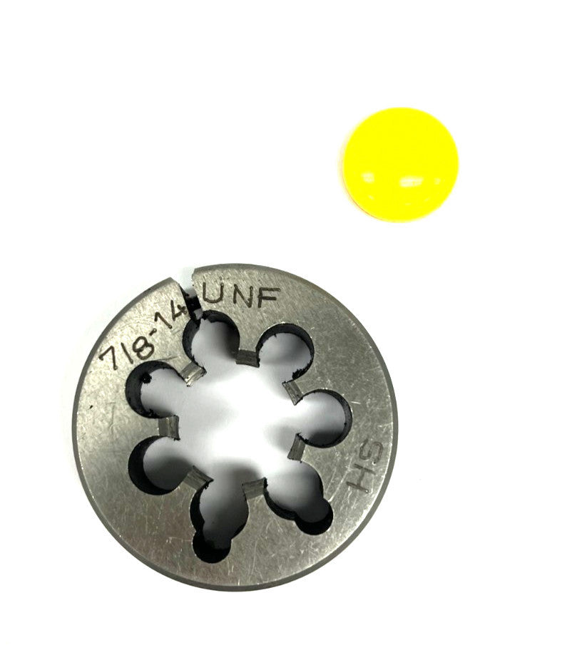 UNF CIRCLE 7/8-14 THREADING DIE HS