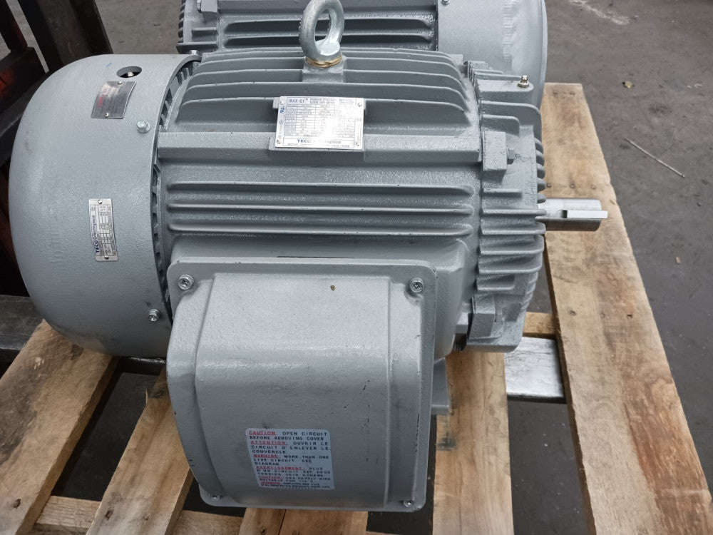 NEW TECO 25 HP AC ELECTRIC MOTOR 284TS 230/460 VAC 3545 RPM 1-5/8" SHAFT EP0252
