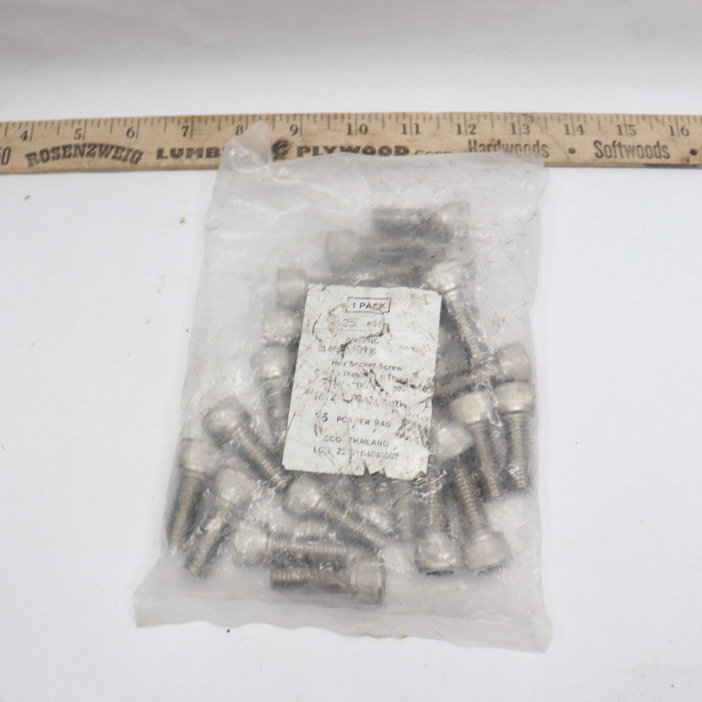 (25-Pk) Socket Head Cap Screws M12-1.75 X 30mm
