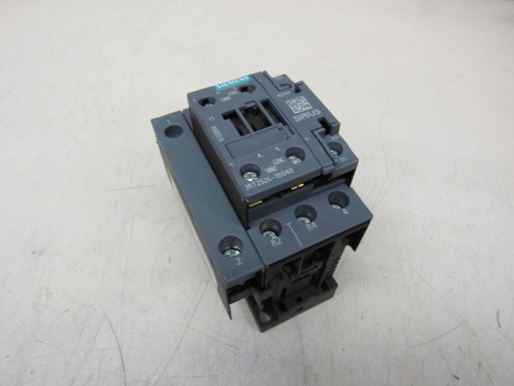 SIEMENS SIRIUS 3RT2526-1BG40 125VDC MAGNETIC CONTACTOR XLNT USED TAKEOUT !!