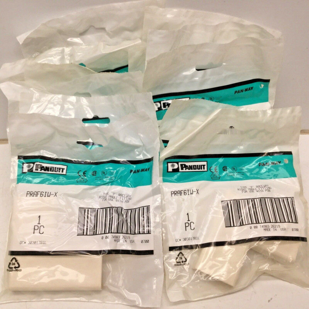 PANDUIT PRAF6IW-X TYPE P Right Angle Fitting, PD6 (LOT of 12)