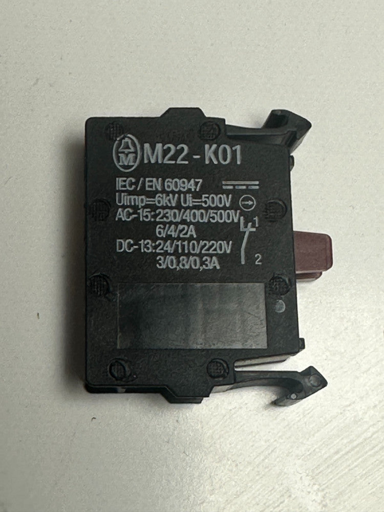 EATON Moeller M22-K01 Contact Block Normally Closed - New Fast Ship