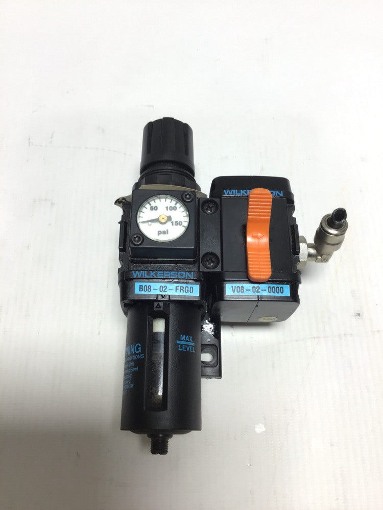 Wilkerson B08-02-FRG0 - V08-02-0000 Filter Regulator Range 0-150PSI (0-8.5bar)
