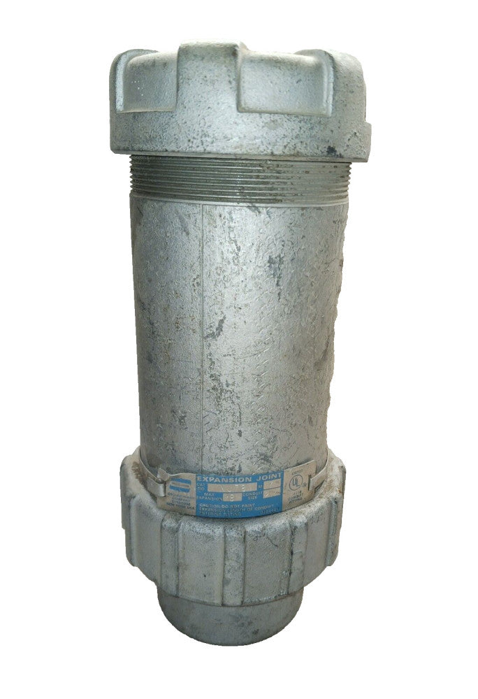 NEW CROUSE HINDS 2-1/2" NPT EXPANSION JOINT MAX MOVEMENT 8" XJ78