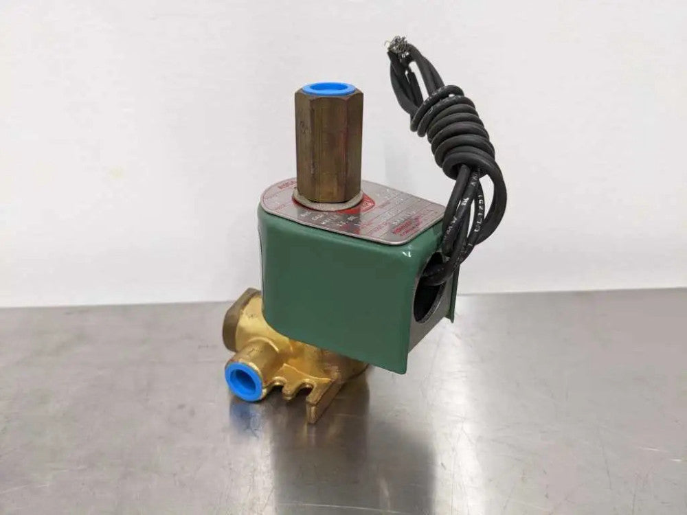 ASCO 8317A35 Solenoid Valve 1/4" NPT 5-125 PSI 3 Way Air Gases Water LT Oil