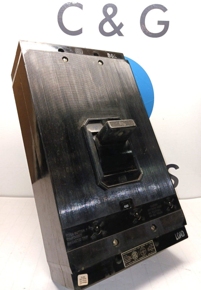 SIEMENS/I-T-E KM3-F800 800 AMP CIRCUIT BREAKER W/400 AMP TRIP 3 POLE 600 VAC