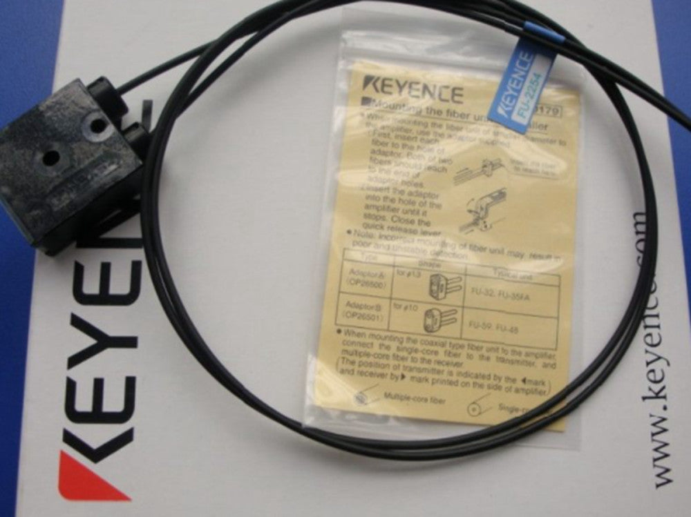 One Brand New KEYENCE FU-2254 Fiber Optic Sensor