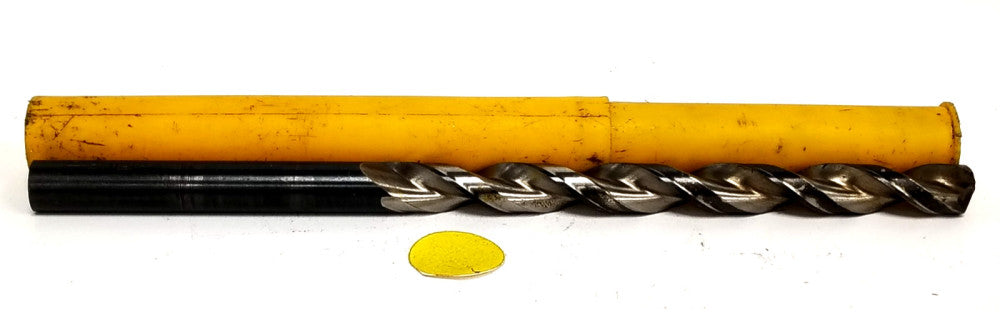 GUHRING 27/64" DRILL BIT 10.72 SHANK DIAM 128MM FLUTE LENGTH 195MM OAL HSS