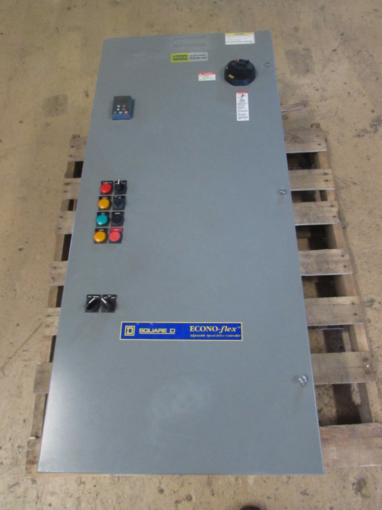 Square D FLEX58KD46N4 ,Econo-Flex ENCLOSED DRIVE, 40hp/460V, TAKEOUT MAKE OFFER!