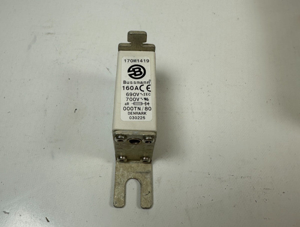Bussman 170M 1419 Fuse 160A/690V 000TN/80 -NOS- *Stock in USA* Fast Ship