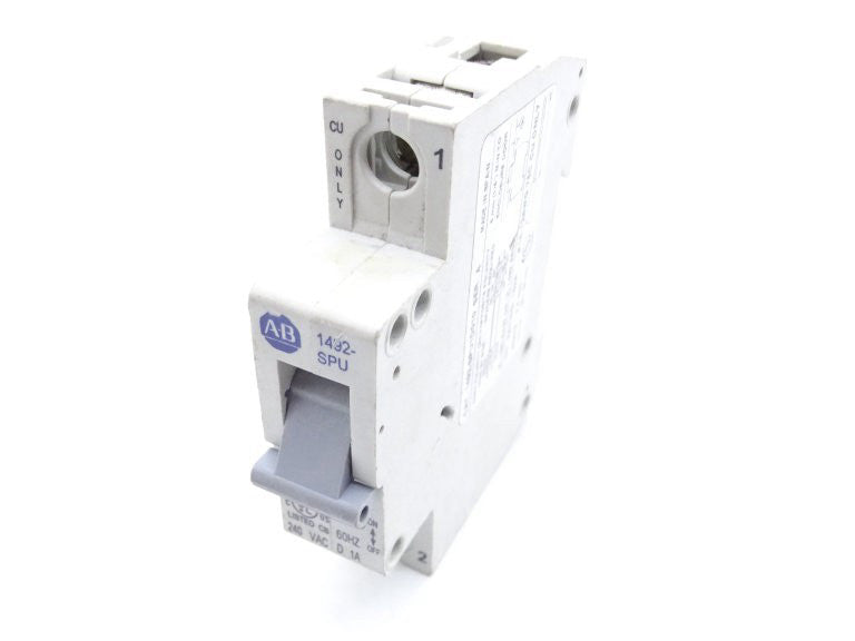ALLEN BRADLEY 1492-SPU1D010 SERIES A CIRCUIT BREAKER USED