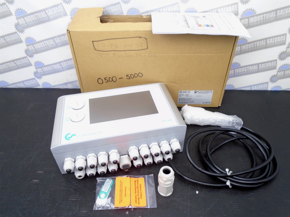 CS Instruments - 0500.5000 - DS 500 V2 - INTELLEGENT CHART RECORDER 8 Inputs NEW