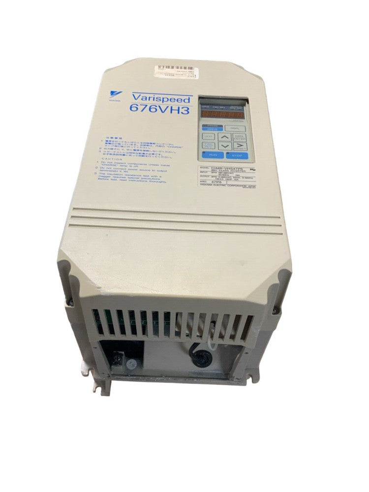 Yaskawa CIMR-VHS47P5, 400V CLASS INVERTER, 3PH, 380-460V AC, 50/60Hz,