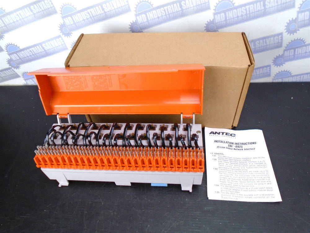 KEPTEL - SNI-8925-2-1-2-BA - 25 PAIR Multiline Network Interface Device NID -NEW