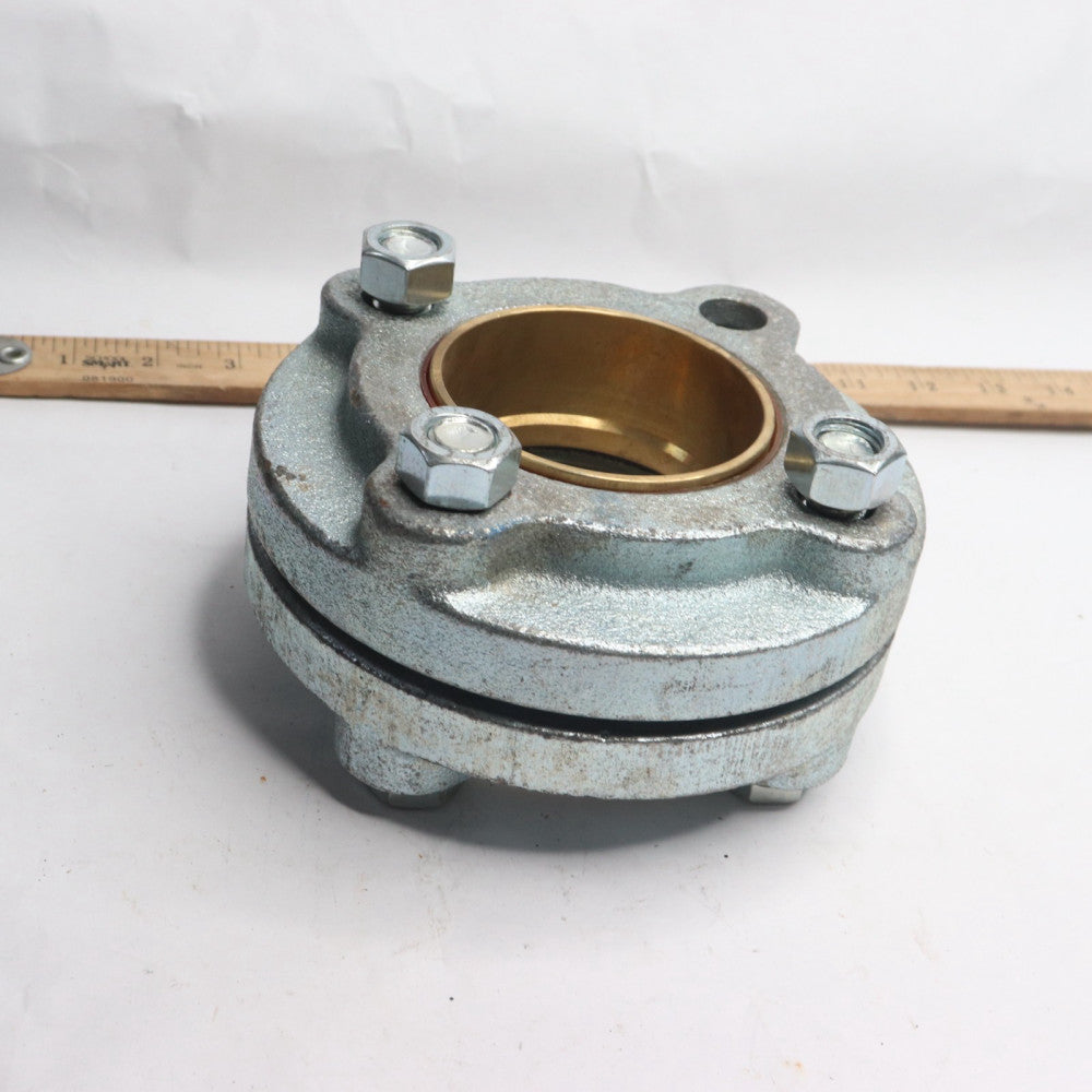 Matco Norca Dielectric Flanged Union Cast Iron Galvanized 3" - Incomplete