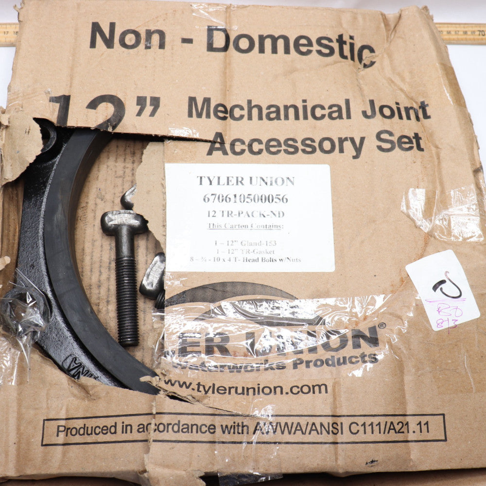 Tyler Union Mechanical Joint Transition Compact Gland Kit For Ductile Iron Pipes