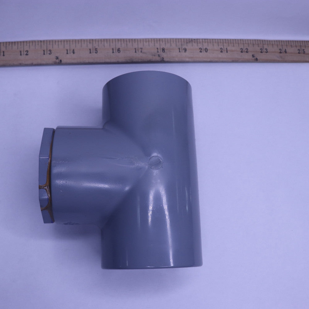 Ipex Reducing Tee CPVC Sch 80 2-1/2" x 2" Socket x Socket x Socket 9801292A