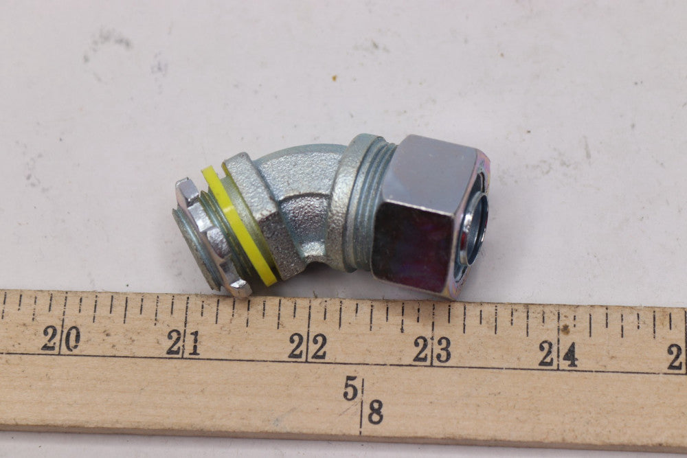 Conduit Compression Connector 45 Degree Elbow 1/2-In