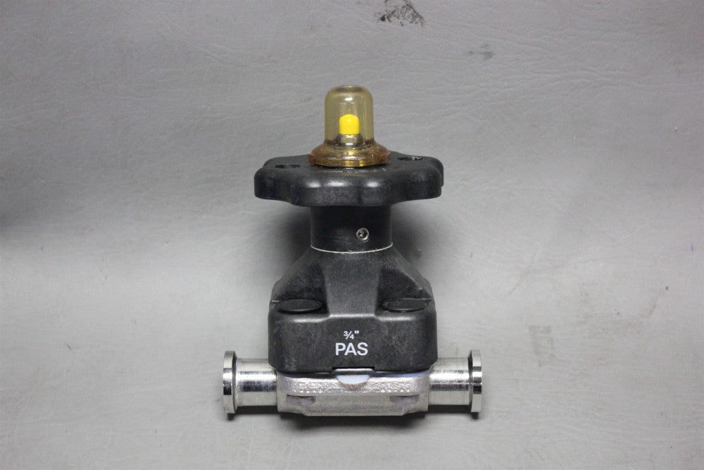 ITT 3/4" STAINLESS STEEL PURE-FLO DIAPHRAGM VALVE .75-316L-RA20MAX