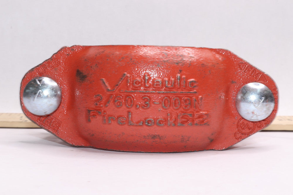 Victaulic Grooved Coupling Orange Enamel and Painted 1-1/4"