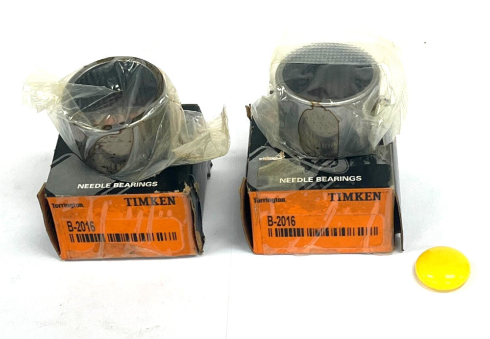 TIMKEN TORRINGTON B-2016 ROLLER BEARING 1-1/4" BORE 1-1/2" OD 1" WIDTH LOT OF 2