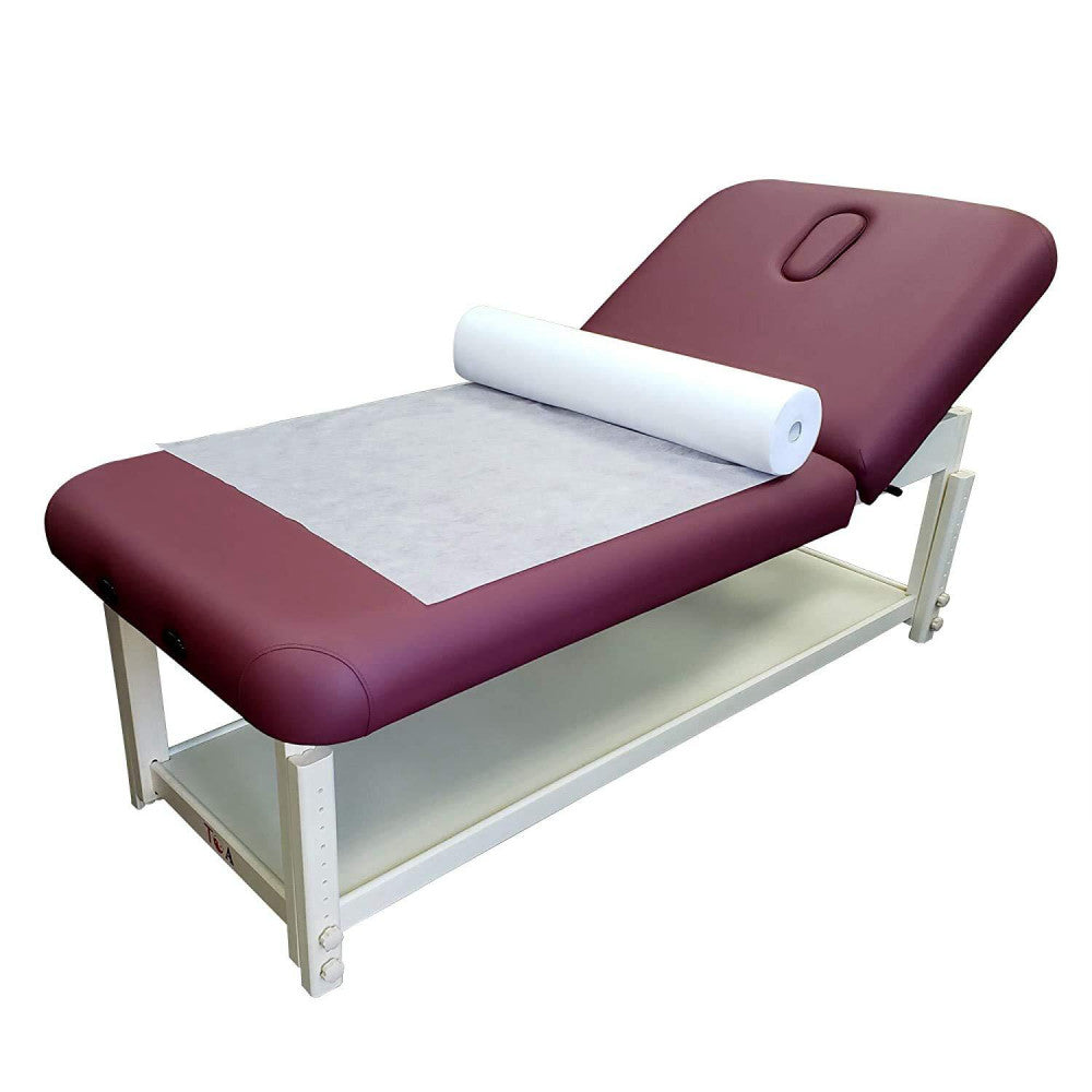 TOA 30"W x 70'L Disposable Poly Paper Waterproof Exam Massage Table Bed Cover 50