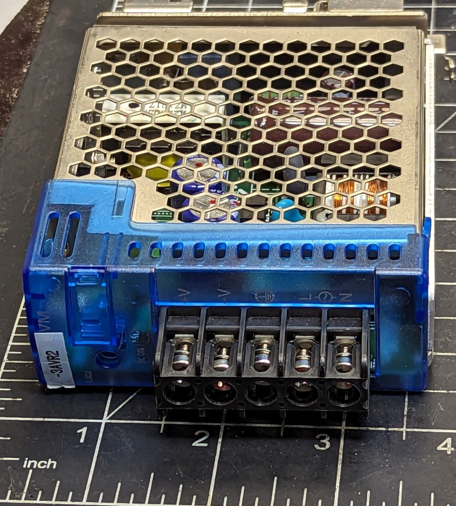 30W 24V 1.3A Covered DIN Rail Power Supply OMRON S8VM-03024 CD WORKING PULL[Z3B2