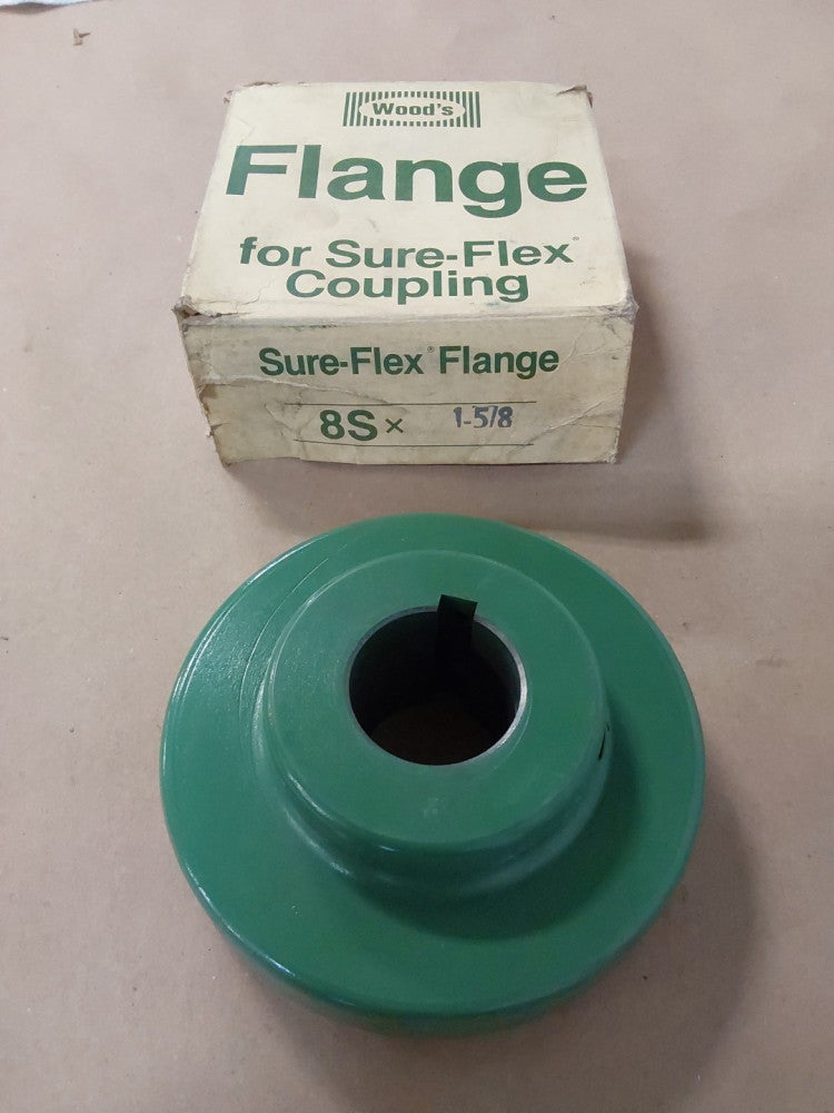 NEW TB Woods SURE-FLEX Type S Flange 8S x 1-5/8 Bore