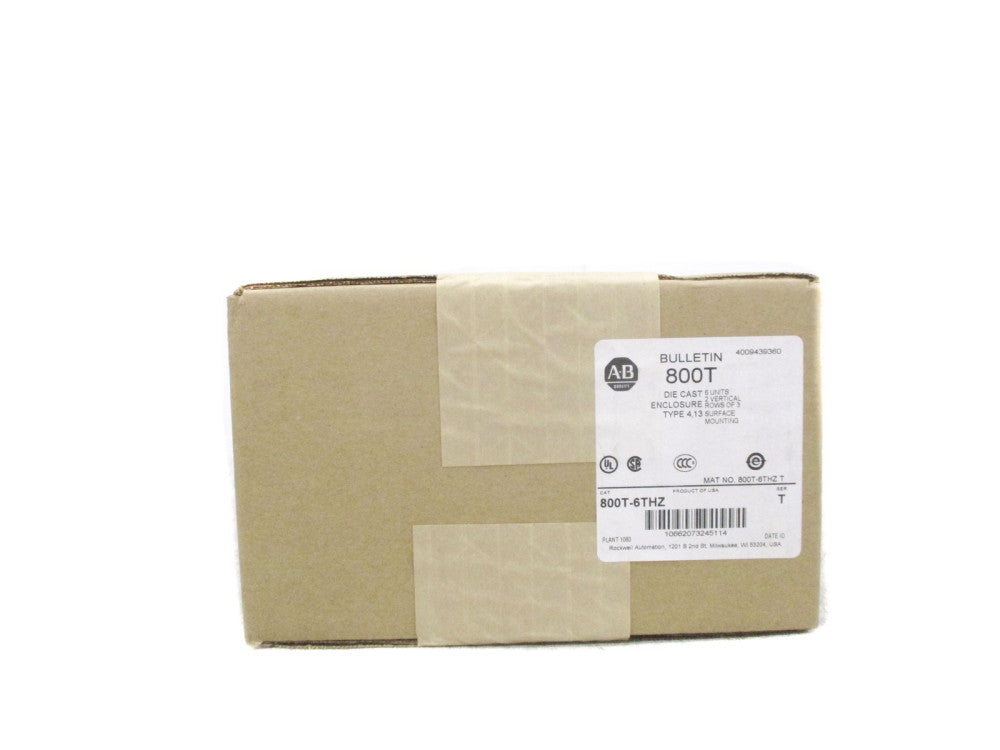 ALLEN BRADLEY 800T-6THZ SER. T (BR/WH) NSFS