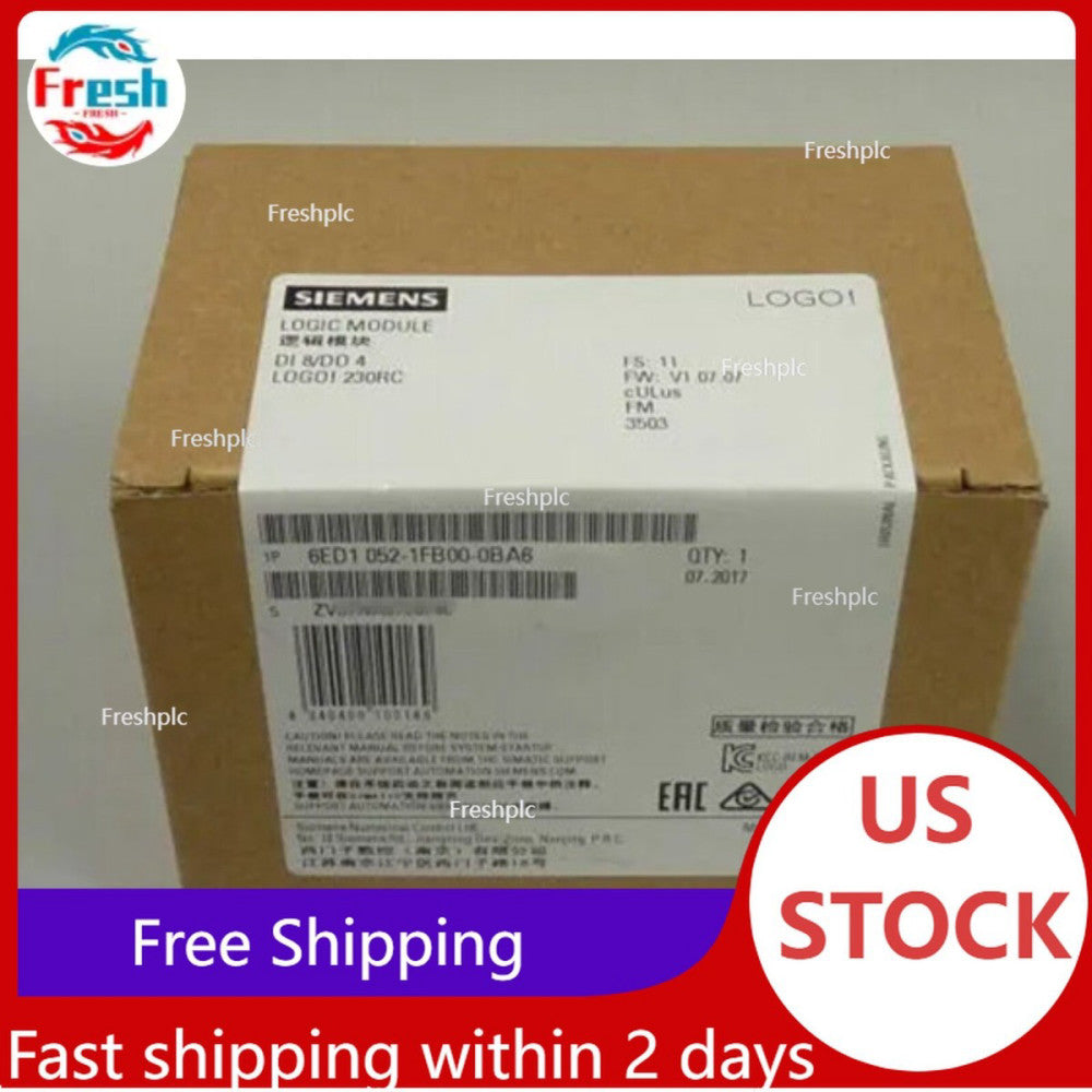 New Siemens 6ED1 052-1FB00-0BA6 6ED1052-1FB00-0BA6 LOGO 230 RC logic module