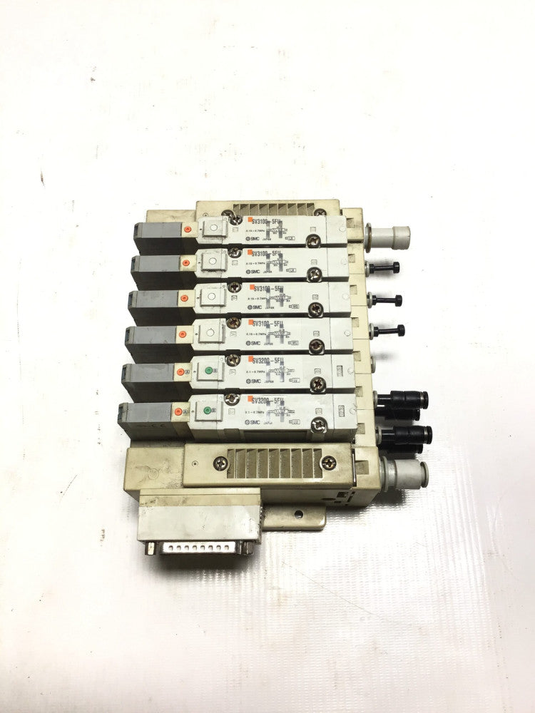 SMC SV3200-5FU Pneumatic Manifold Solenoid Valve 0.1-0.7MPa