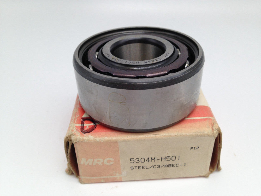 NEW MRC 5304M-H501 DOUBLE ROW ANGULAR CONTACT BALL BEARING, 20MM BORE