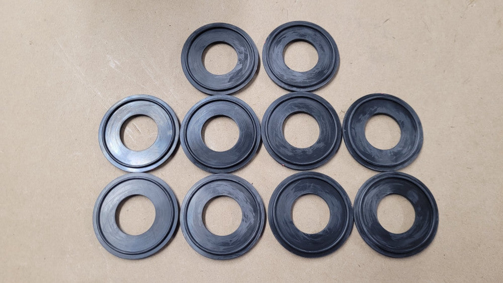 Lot Of 10 Rubber Gaskets For 1" OD Sanitary Tube Quick Clamp Fittings