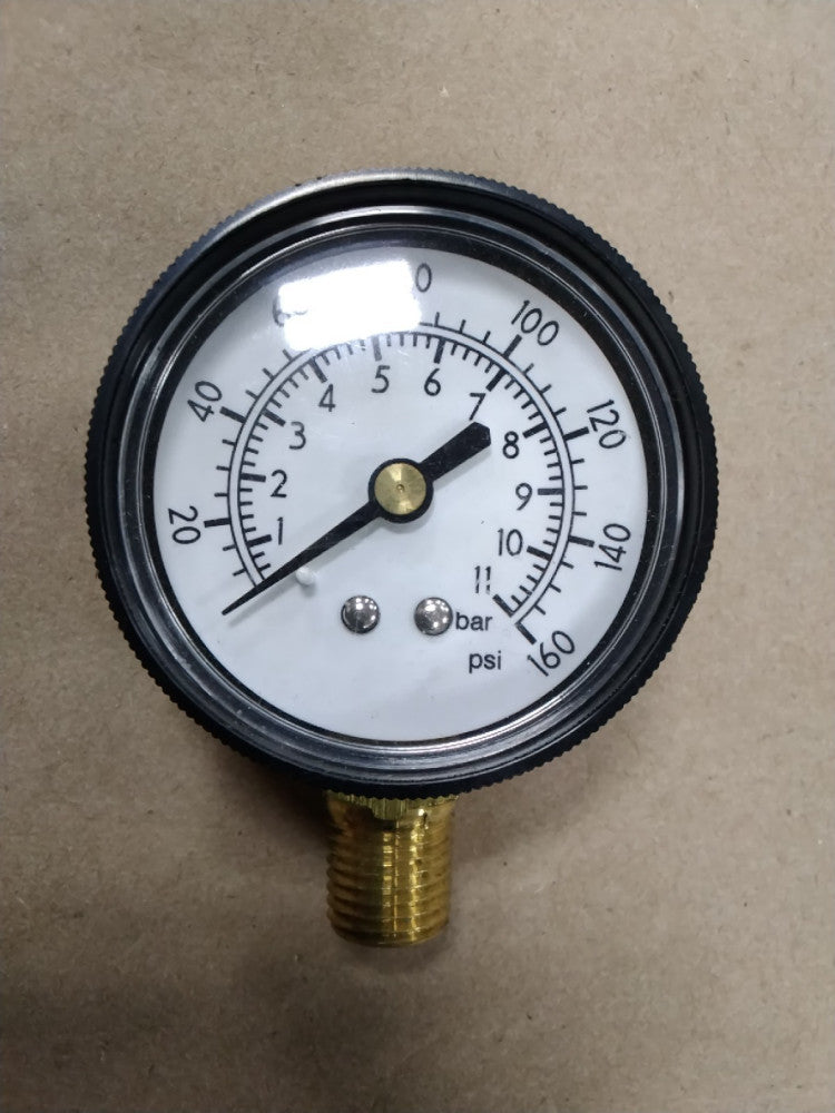 0-160 PSI Gage 2" Face 1/2" NPT F16