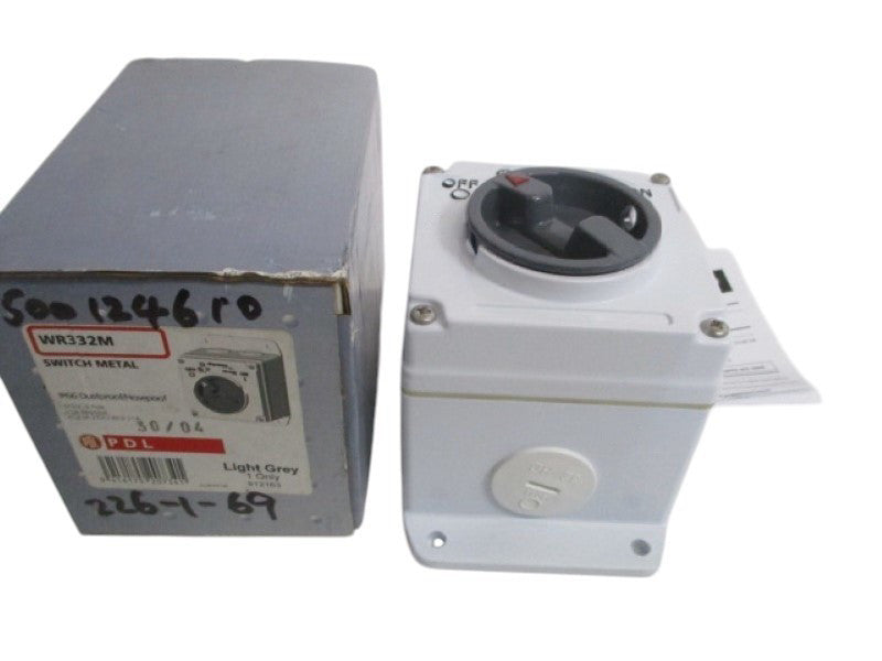 PDL WR332M SWITCH METAL ENCLOSURE NSMP