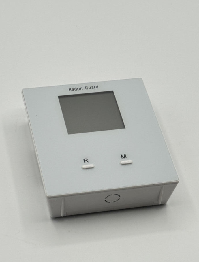 Home Radon Detector HRDM-01 Portable Battery-Powered Indoor Monitor, White