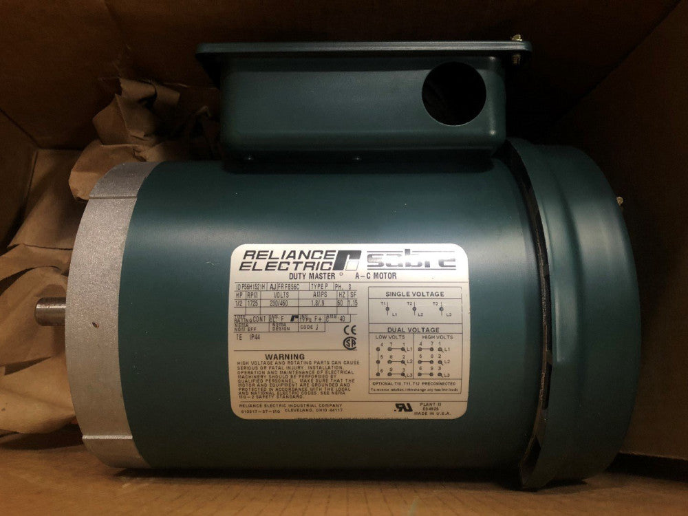 Reliance P56H1521H 3 PHASE 1725RPM AC MOTOR