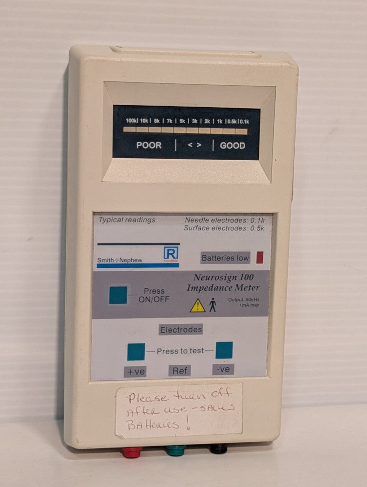 Richards Smith + Nephew Impedance Meter for Neurosign 100 System