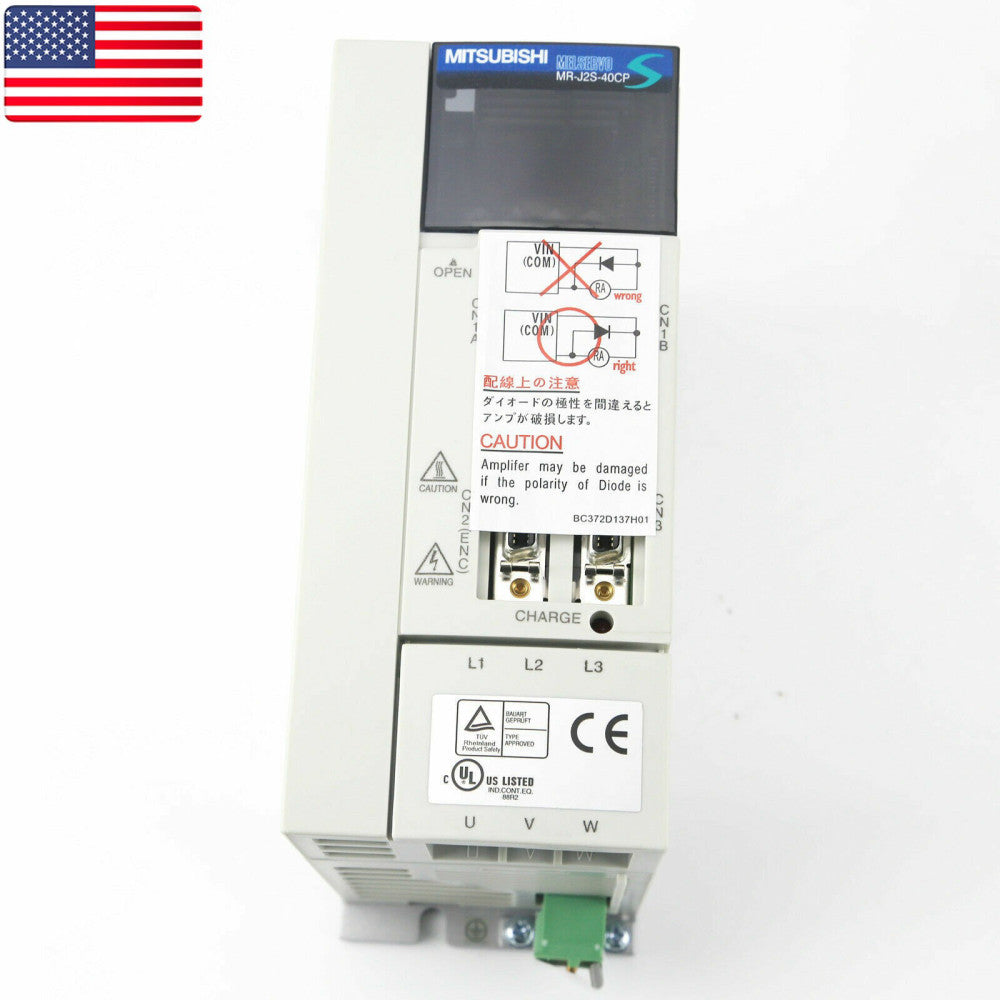 New Factory sealed Mitsubishi MR-J2S-40CP AC Servo Amplifier Drive PLC -US Stock