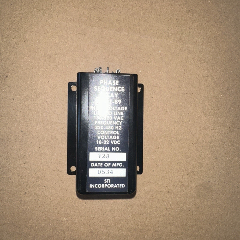 STI Phase Sequence Relay 1-89