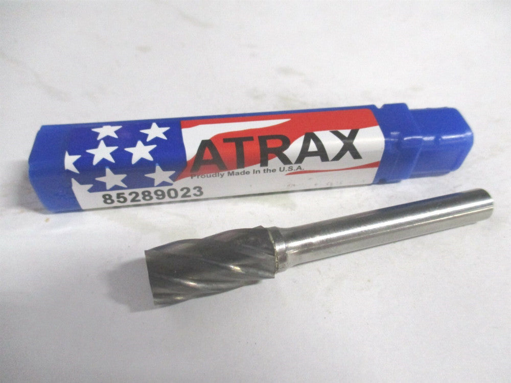 Atrax (SC-5FM-ATX) 1/2" x 1/4" x 1" x 2-3/4" OAL Fluted Cylinder Radius Burr