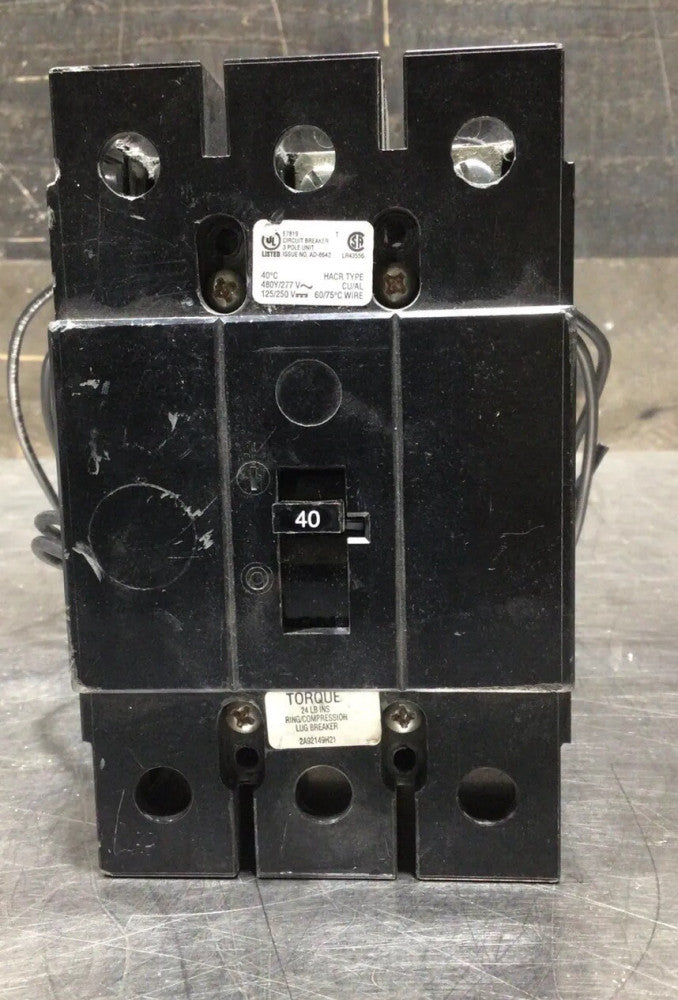 EATON GHC3040 3 Pole Circuit Breaker Nos Surplus No Original Box