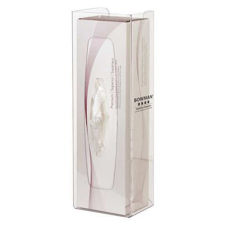 Bowman Dispensers Cl003-0111 Bowman 15-55/64"H X 5-13/64"W Wipe Dispenser, Clear