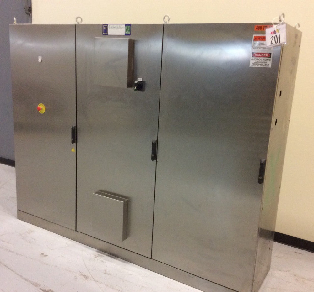 IRINOX AS/AZ S/S MODULAR ENCLOSURE 3-DOOR WIDE 95" X 24" X 75" W/ DISCONNECT