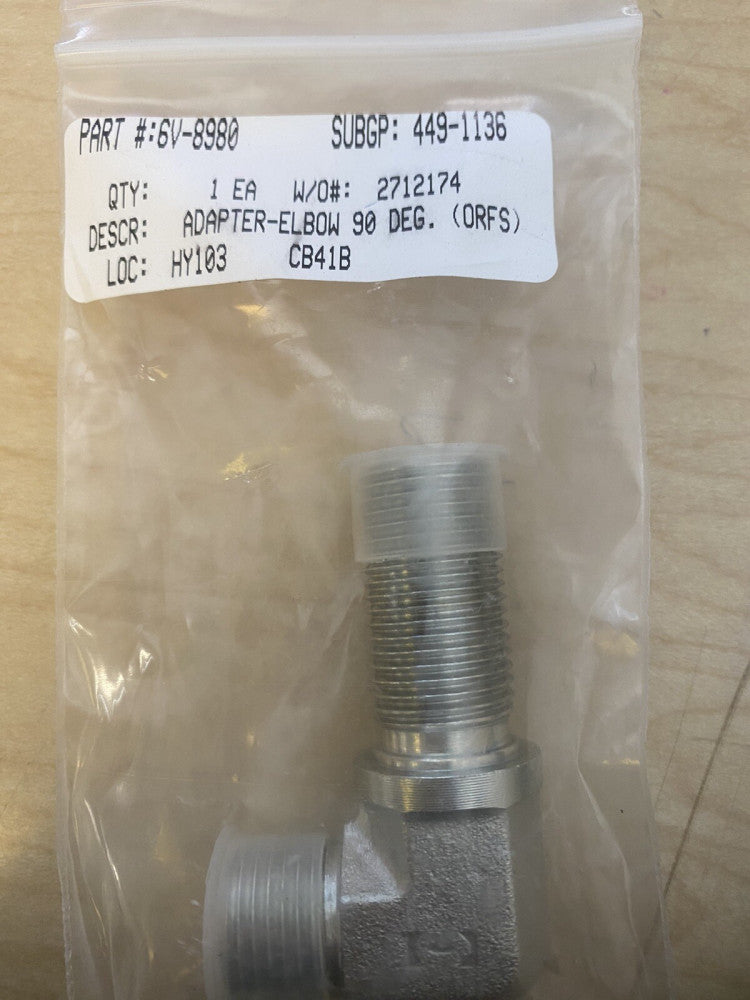 BRAND NEW Caterpillar (Cat) 6V-8980 or 6V8980 Elbow