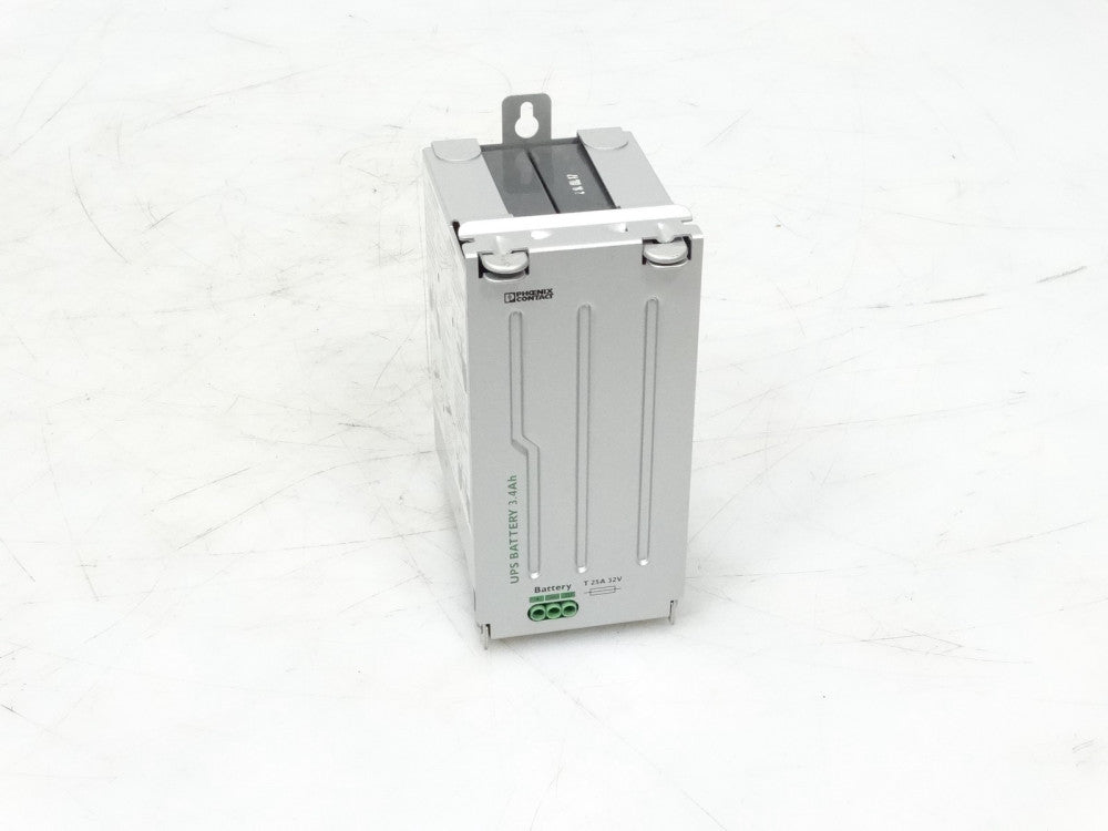 PHOENIX CONTACT UPS-BAT/VRLA/24DC/3.4AH POWER SUPPLY USED